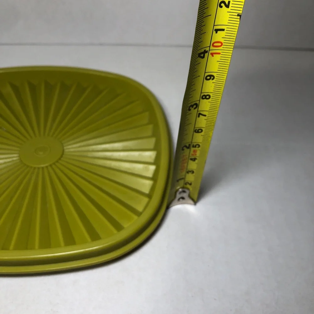 Vintage Tupperware Servalier Replacement Square Olive Green Lid Seal #841-19
